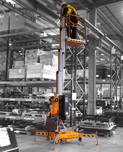 بالابر تک ستون ریلی